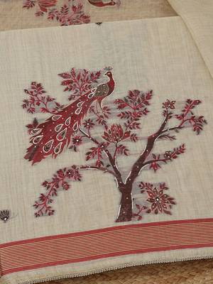 printed unstitched dress material 1