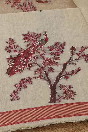 printed unstitched dress material