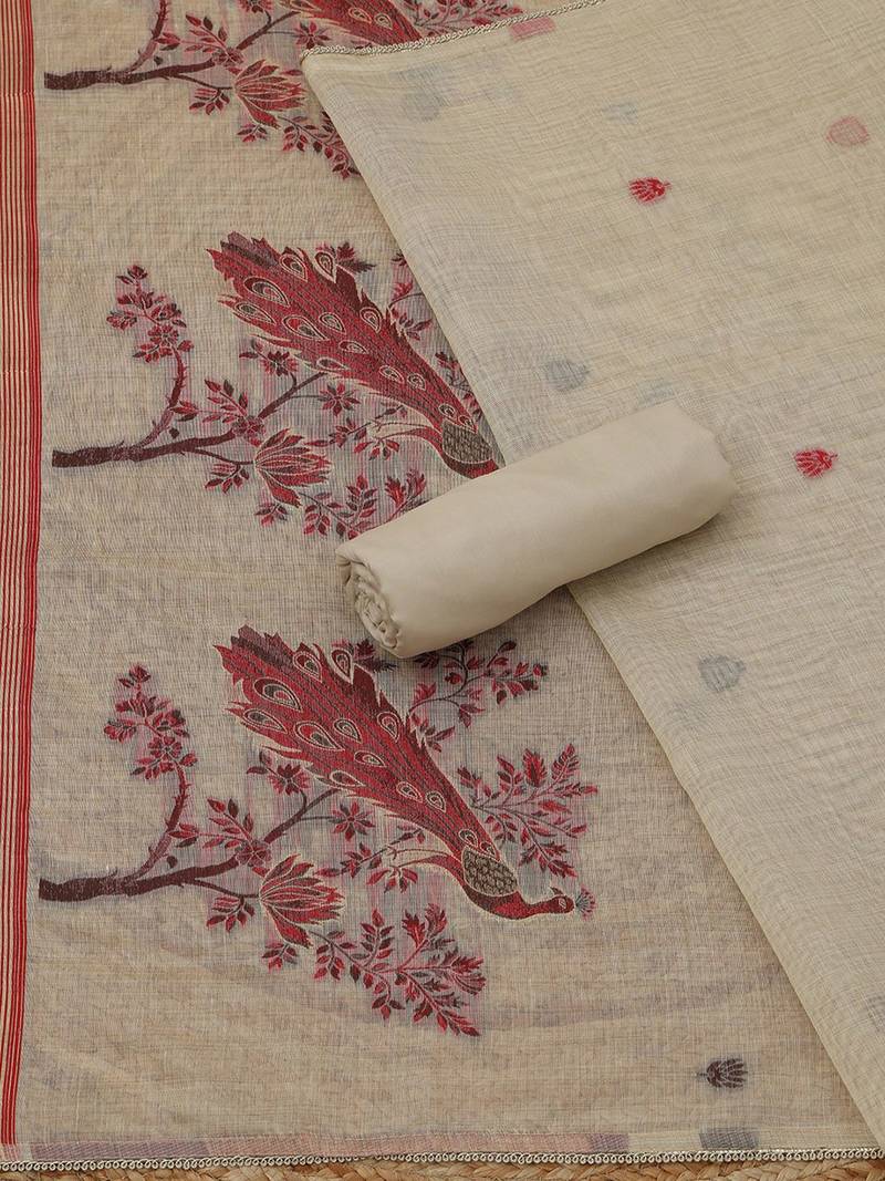 printed unstitched dress material