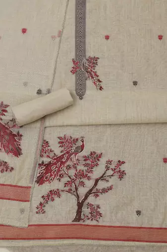 printed unstitched dress material