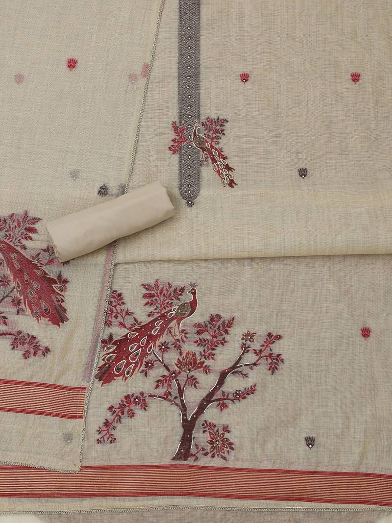 printed unstitched dress material