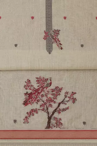 printed unstitched dress material