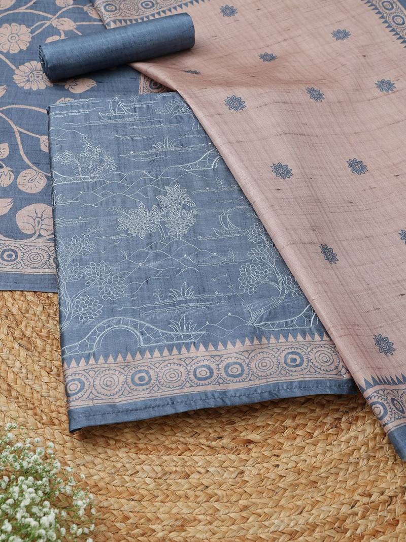 printed unstitched dress material