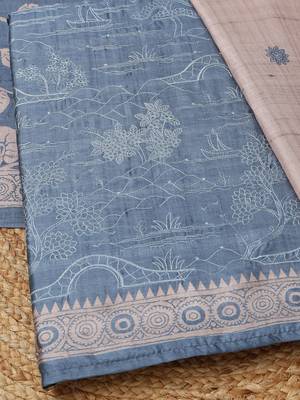 printed unstitched dress material 2