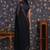 Navy blue sequin embellished geaorgette party wear saree