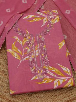 printed unstitched dress material 1