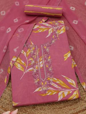 printed unstitched dress material 2