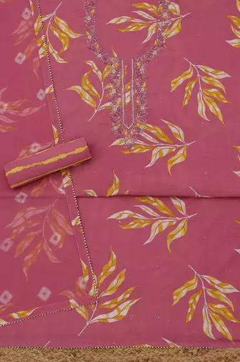 printed unstitched dress material