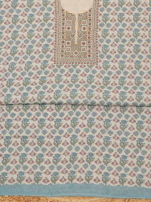 printed linen unstitched dress material 3