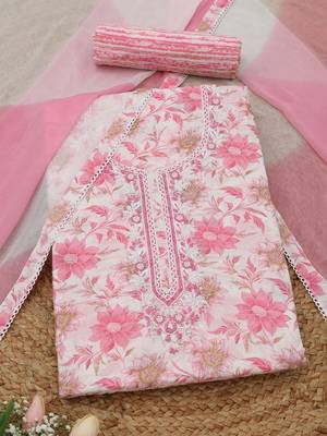 printed unstitched dress material 1