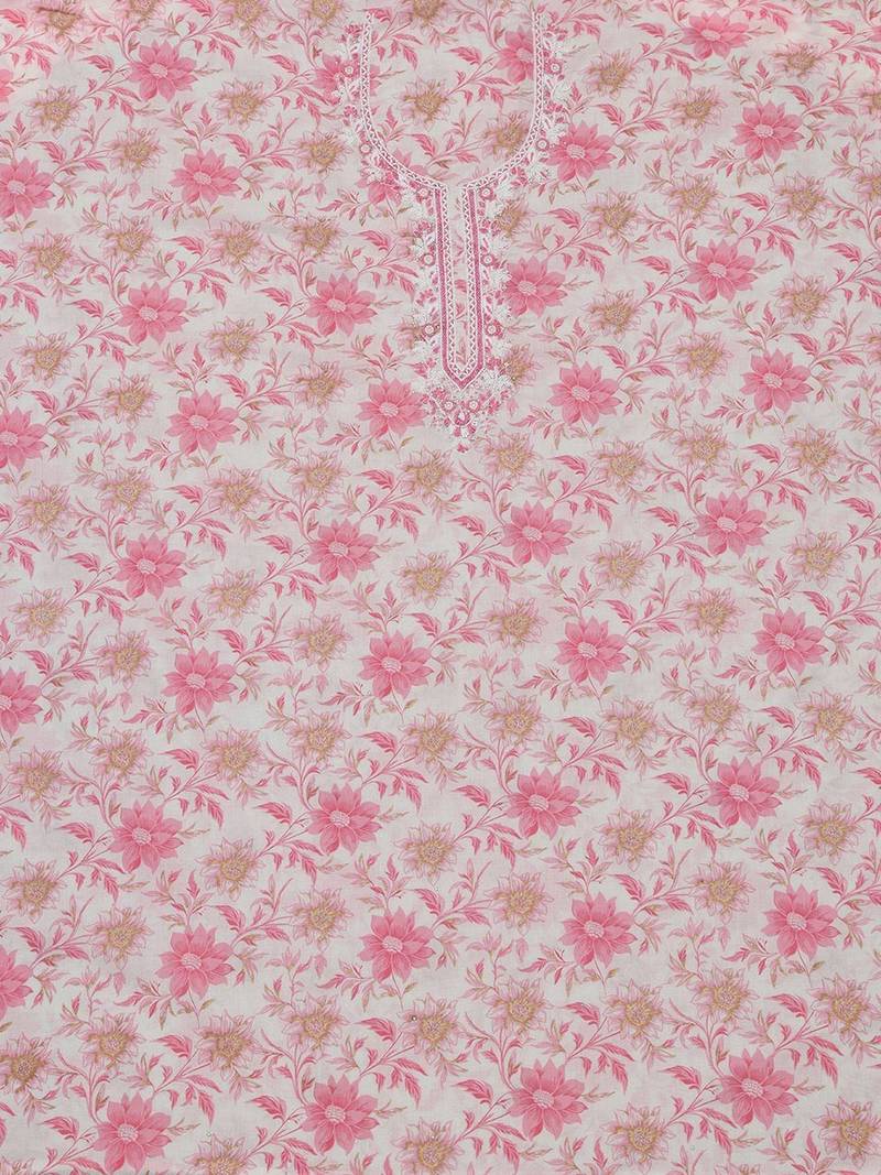 printed unstitched dress material