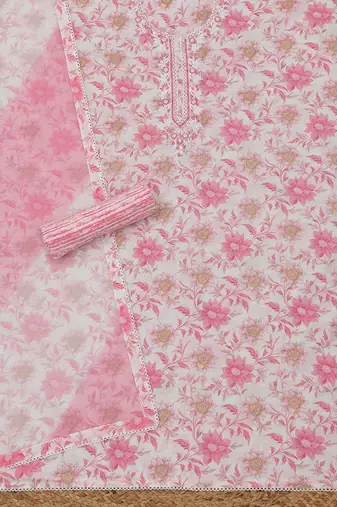 printed unstitched dress material