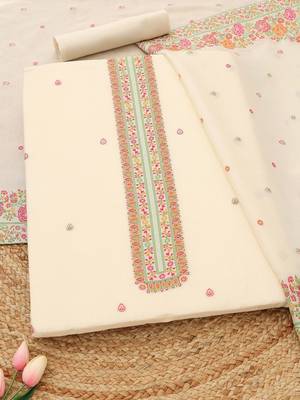 printed unstitched dress material 1