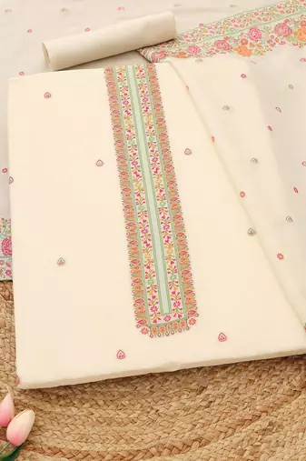 printed unstitched dress material