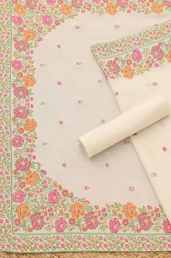 printed unstitched dress material