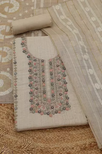 printed unstitched dress material