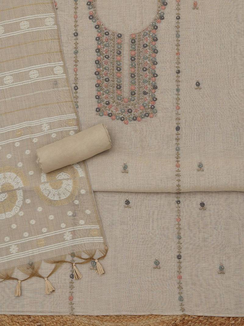 printed unstitched dress material