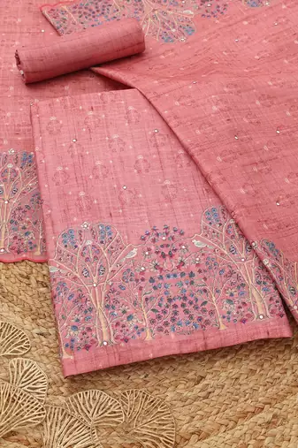 printed unstitched dress material