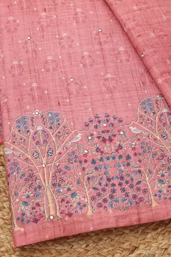 printed unstitched dress material
