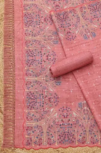 printed unstitched dress material