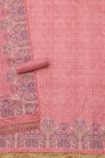 printed unstitched dress material