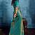 Green woven design kanjeevaram saree with blouse piece
