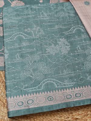 printed unstitched dress material 2