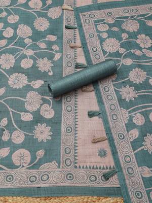 printed unstitched dress material 3