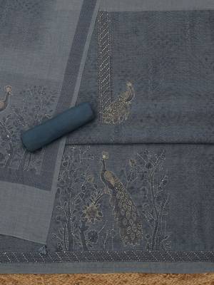 printed unstitched dress material 4