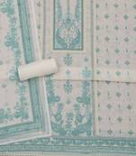 printed linen unstitched dress material