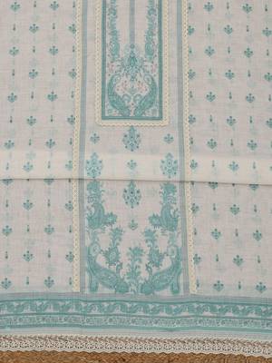 printed linen unstitched dress material 4