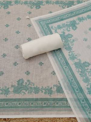 printed linen unstitched dress material 5