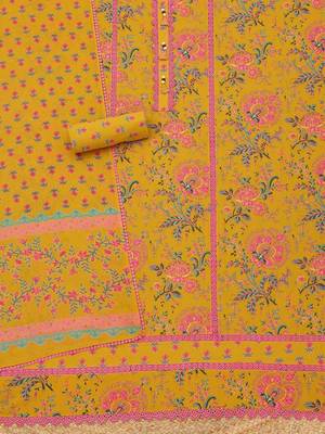 printed unstitched dress material 2