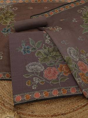 printed unstitched dress material 1
