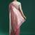 Pink woven design chanderi sarees with blouse piece