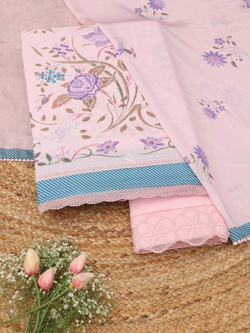 printed unstitched dress material