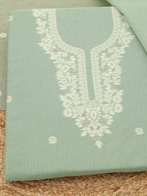 printed unstitched dress material 2