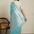 Blue woven design saree with blouse