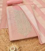 embroidered unstitched dress material