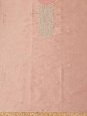 embroidered unstitched dress material 5