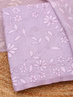 printed linen unstitched dress material 2