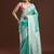 Green woven design chanderi sarees with blouse piece