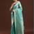 Green woven design chanderi sarees with blouse piece
