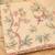 botanical printed linen unstitched dress material with french knot & sequins
