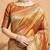 Mustard ethnic motifs woven design kanjeevaram saree