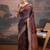 Maroon ethnic motifs woven design kanjeevaram saree