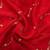 Red embellished sequinned satin saree