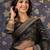 Black embellished supernet sarees