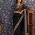 Black embellished supernet sarees