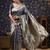 Grey woven design ethnic motifs heavy work banarasi saree